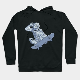 Astronaut Skateboard Skater Gift design Hoodie